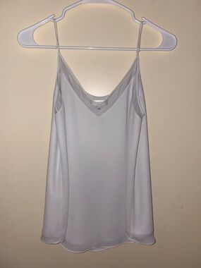 Babaton By Aritzia light blue V-Neck Silk Camisole